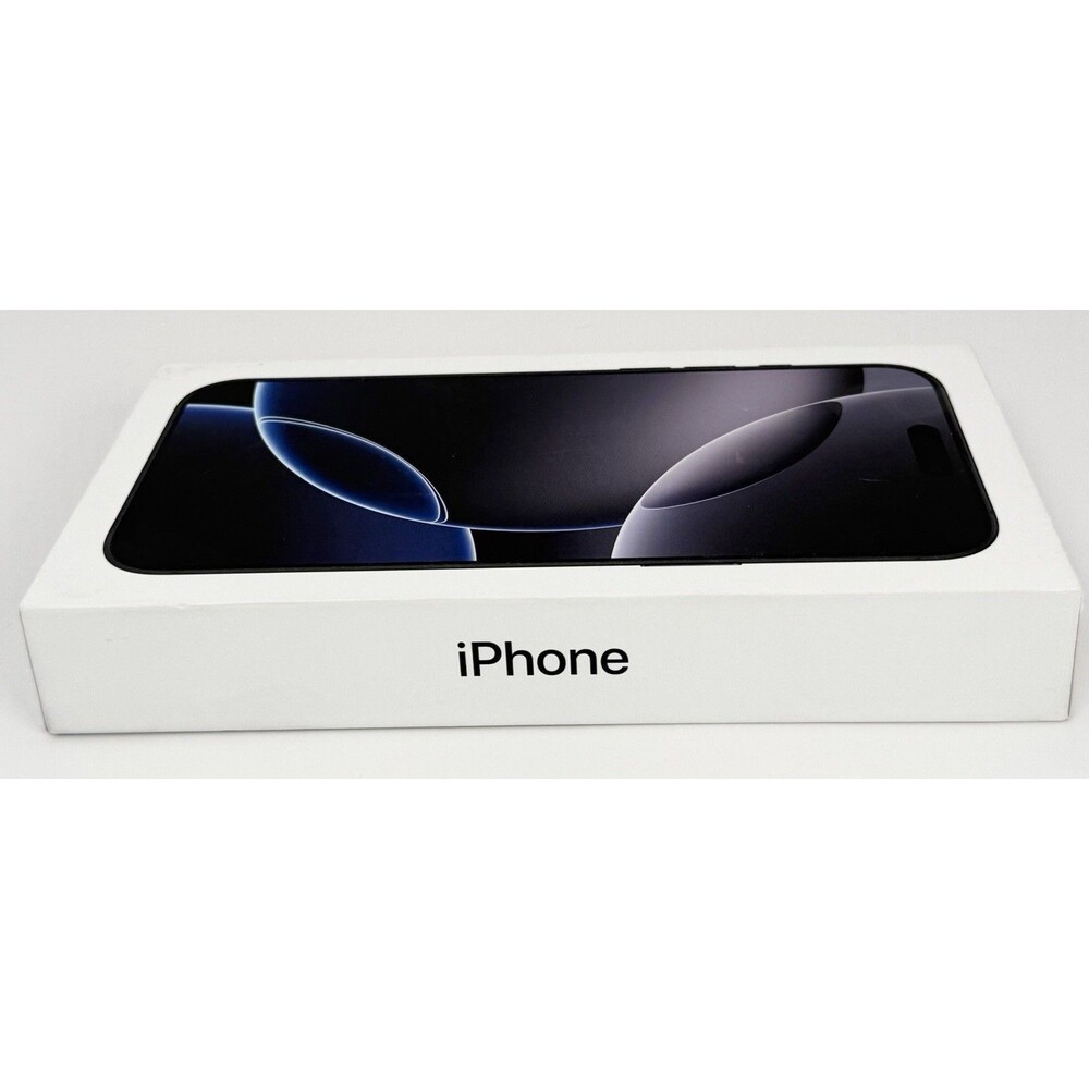 Apple iPhone 16 Pro Max Empty Box Black Titanium 256GB Original Packaging